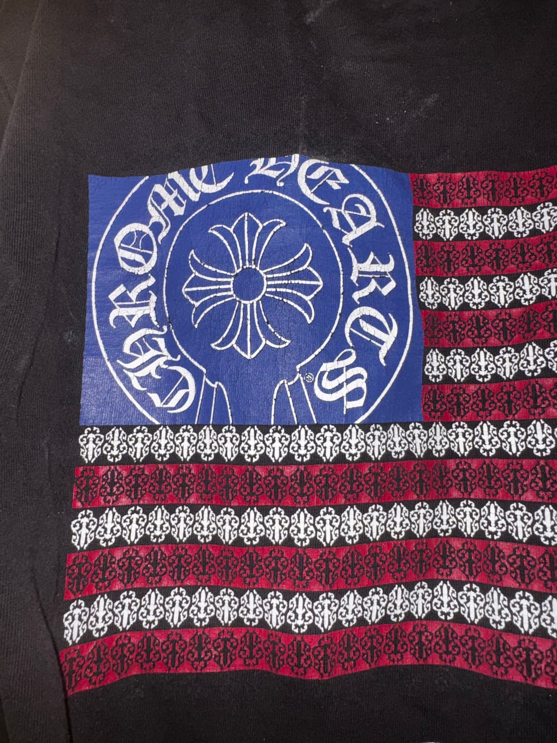 정품)Chrome Hearts 아메리칸플래그 성조기 롱슬리브 상품이미지4