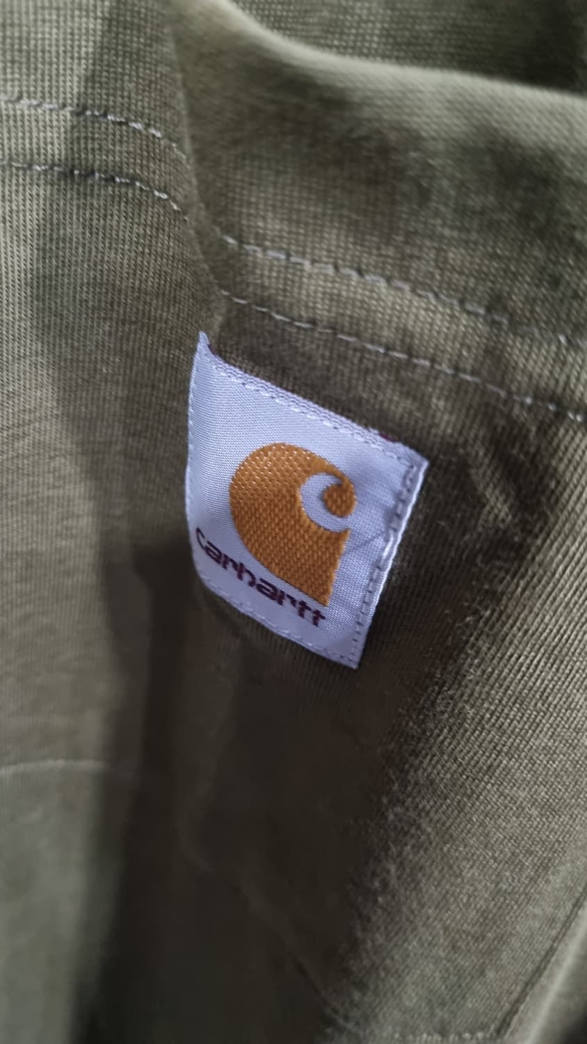 칼하트 wip s/s 포켓 티셔츠 (카키) M사이즈 컨디션9/10 상품이미지3