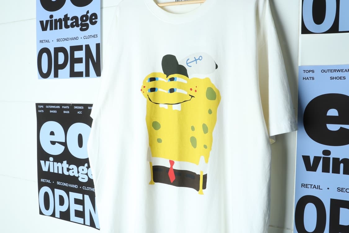 (3XL-4XL) 유니클로 반팔 티셔츠 스펀지밥 뚱이 희귀-H31875 상품이미지6