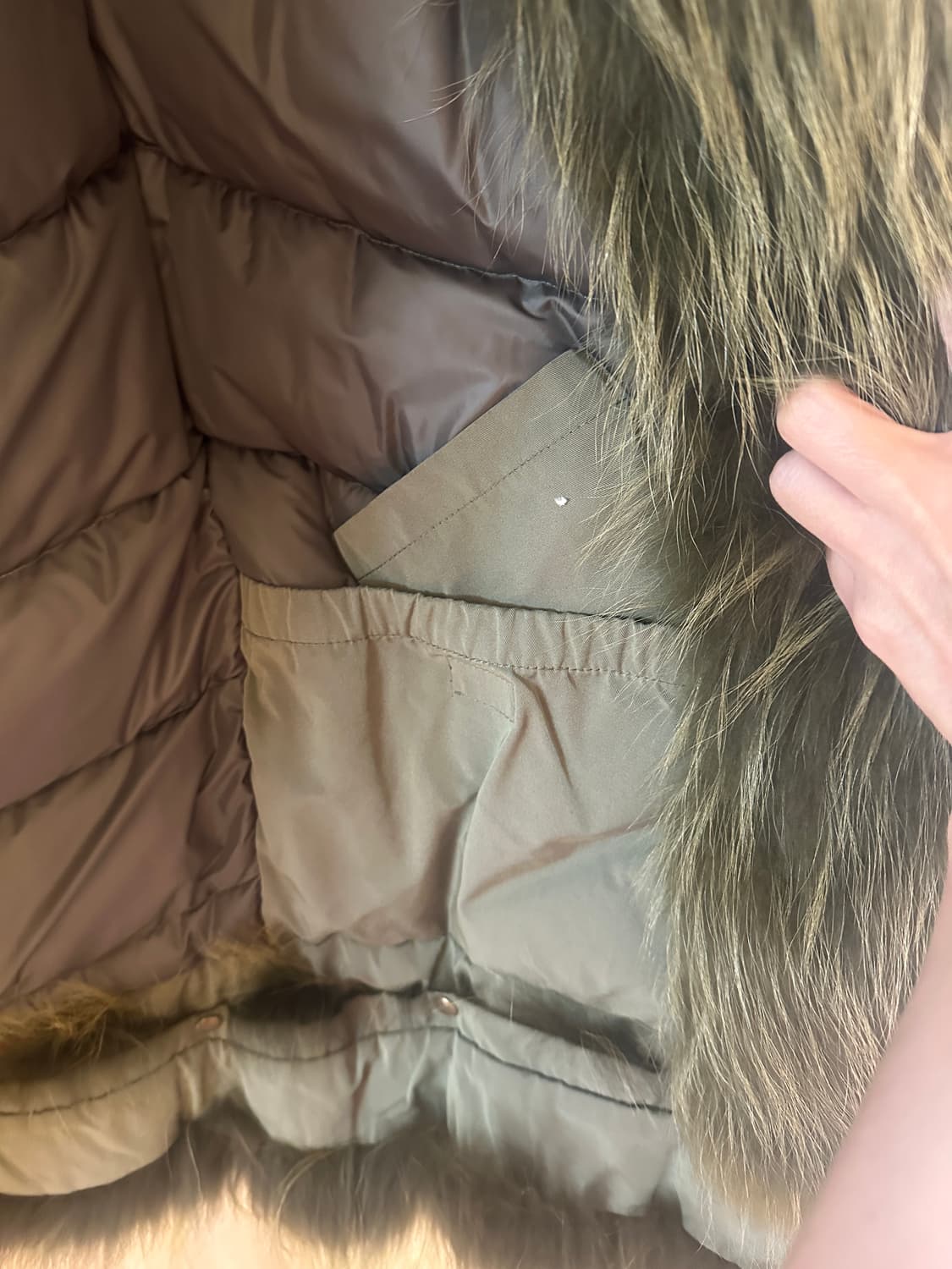 Sisley 폭스 퍼 다운 점퍼 (55) 상품이미지7