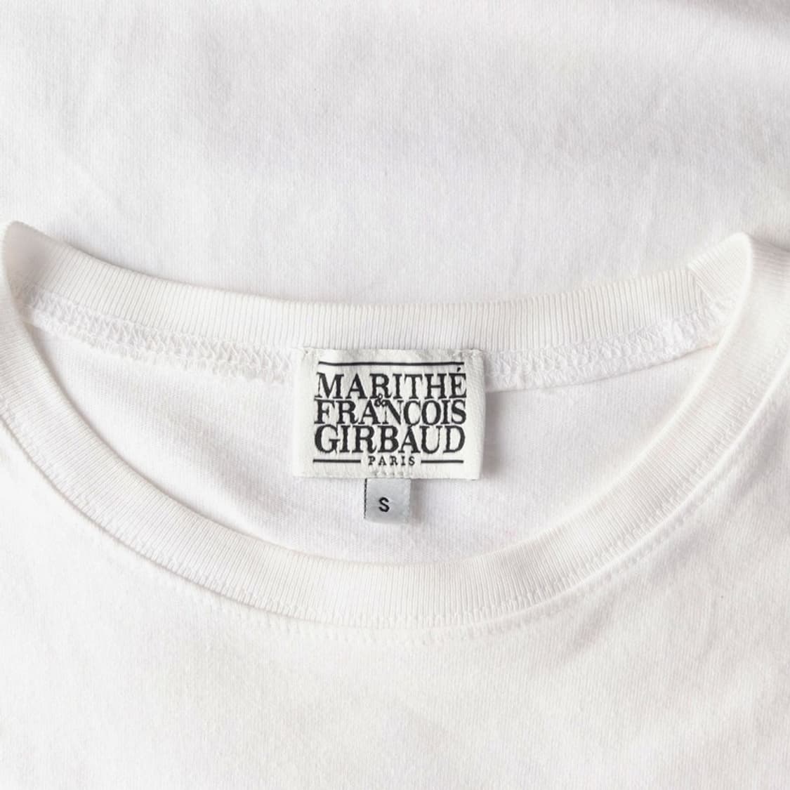 마리떼 프랑소와 저버 클래식 로고 크롭 티셔츠 S 상품이미지5