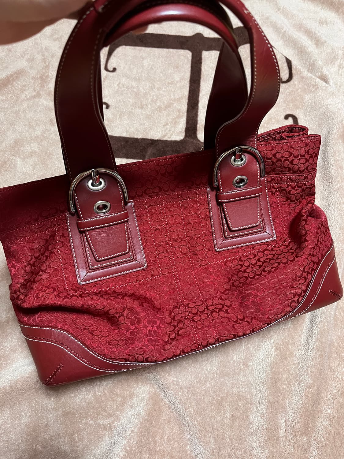 코치 빈티지 버건디 가방 상품이미지3