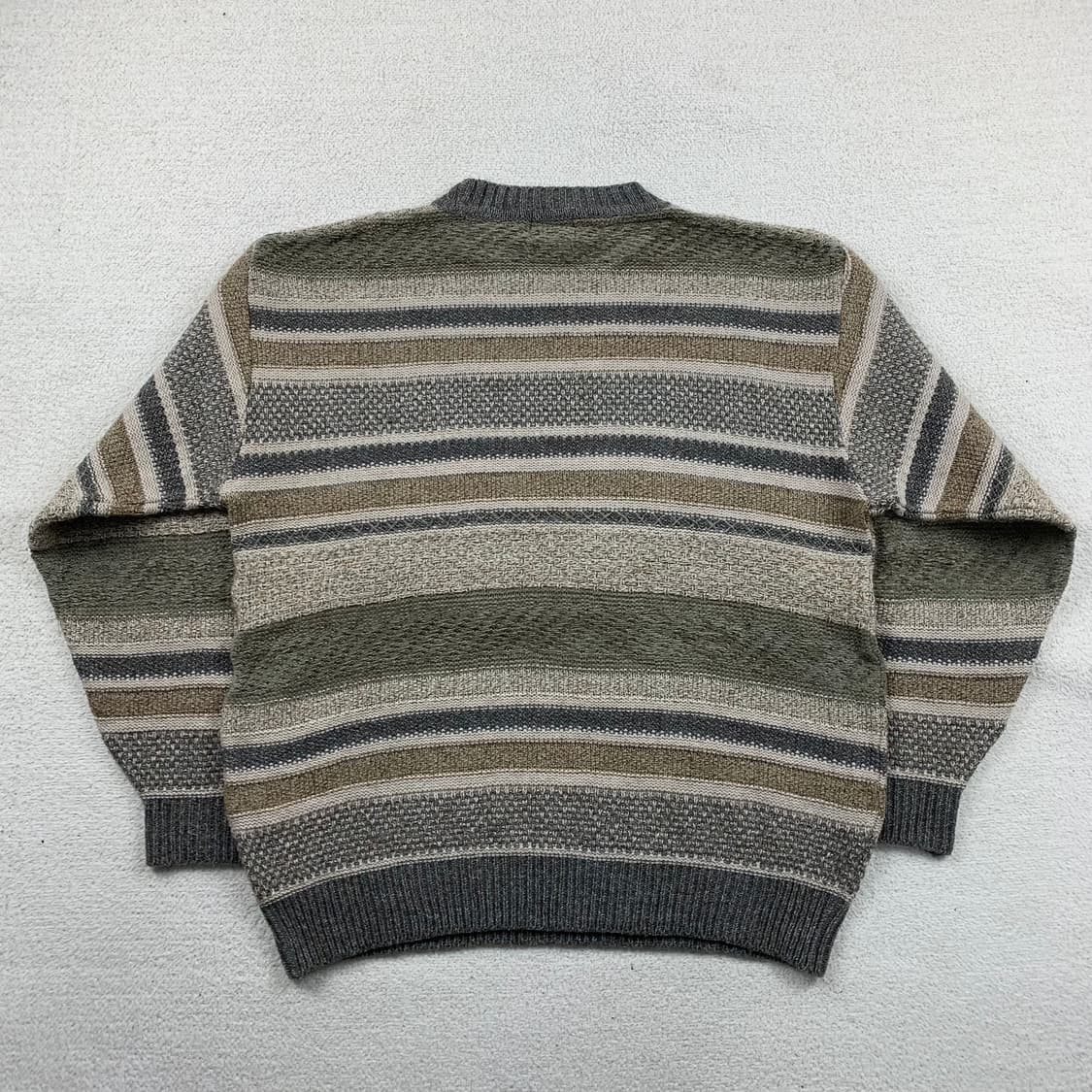 일본빈티지 미츠미네 이태리 울 믹스 스트라이프 니트 상품이미지2