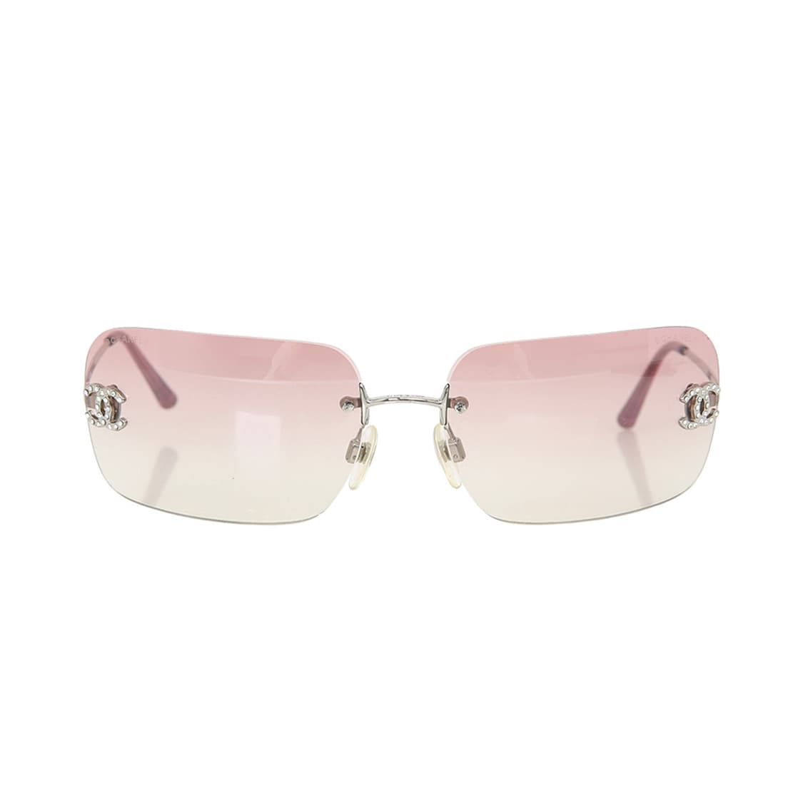 샤넬 라인스톤 CC로고 선글라스 긱시크 무테 안경 4017-D 상품이미지1