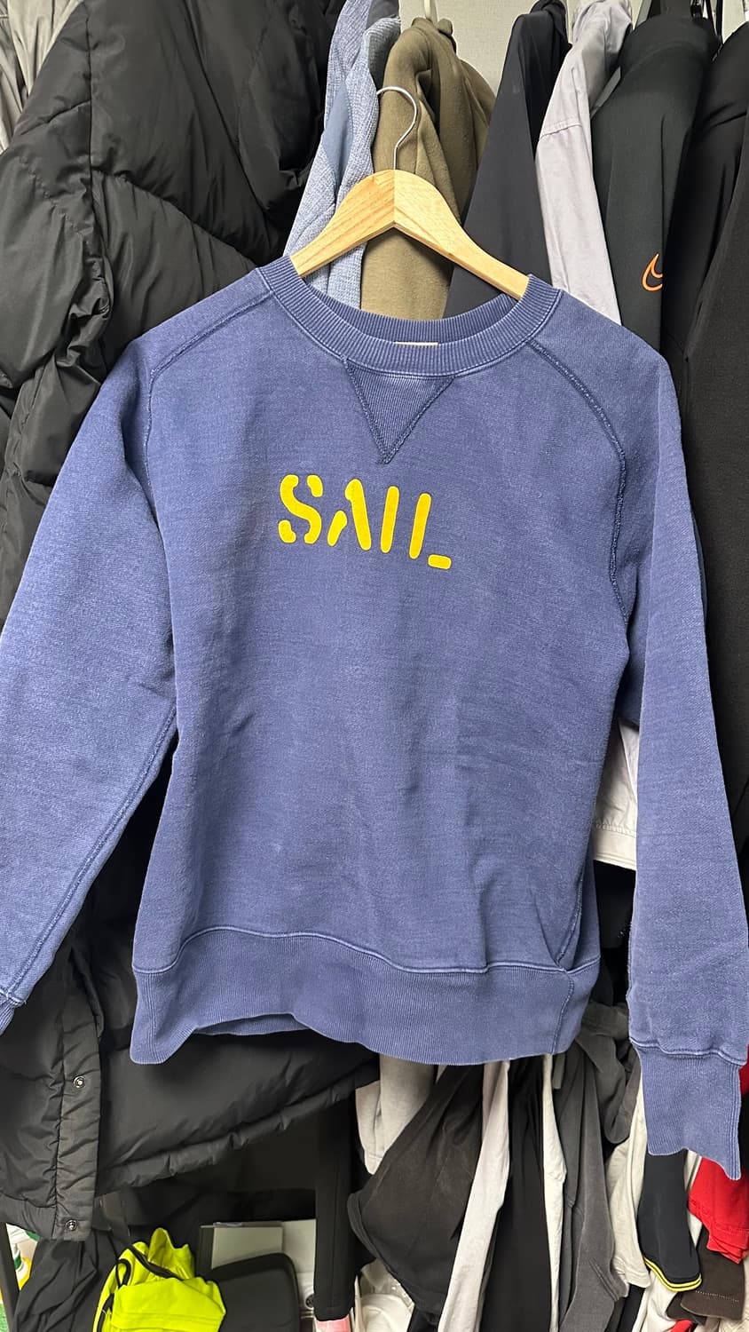 니들워크 세일 SAIL 프린팅 맨투맨 네이비 40 상품이미지1