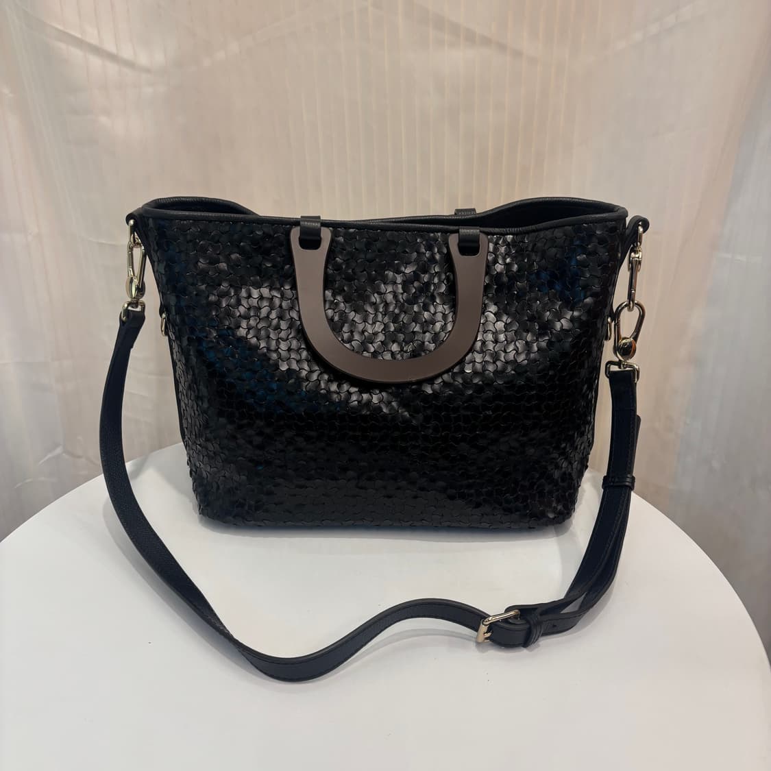 정품 아테스토니 바쿠우븐 투웨이 토트백     상품이미지4