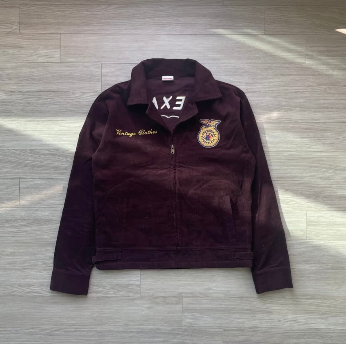 FFA Texas Corduroy Burgundy Jacket 상품이미지2