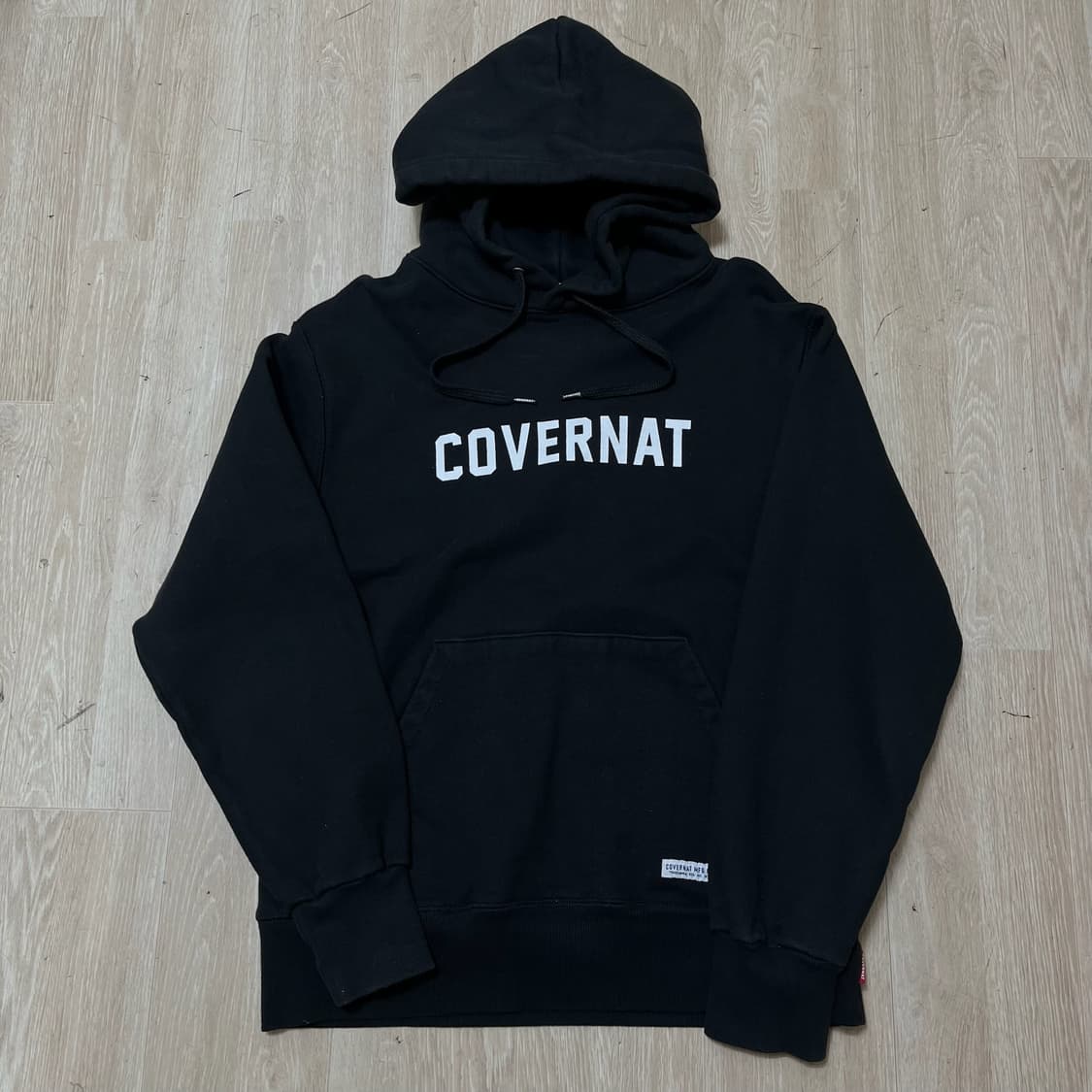 커버낫 어센틱 빅로고 후드 티셔츠 [블랙] M/95 상품이미지1