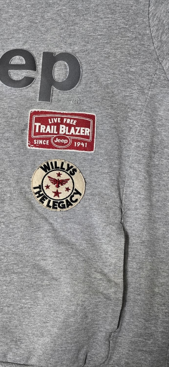 지프 맨투맨 티셔츠 S(90) 그레이 상품이미지6