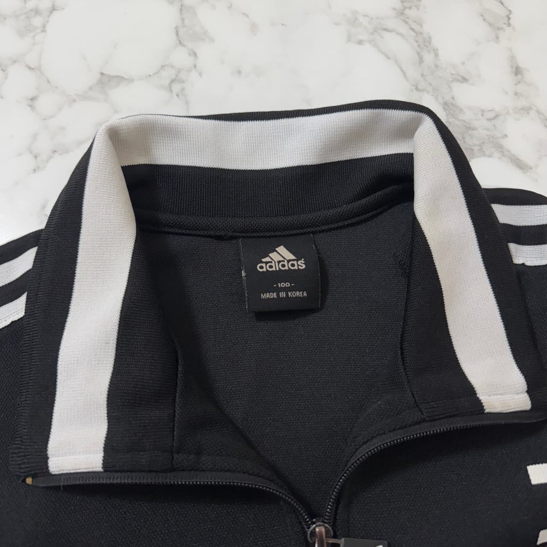 아디다스 레알마드리드 져지 100 L 트랙탑 자켓 블랙 축구 집업 유니폼 상품이미지5