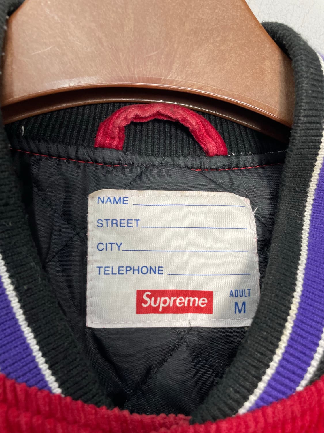 슈프림 올드 잉글리쉬 코듀로이 바시티 자켓 H2337 상품이미지5