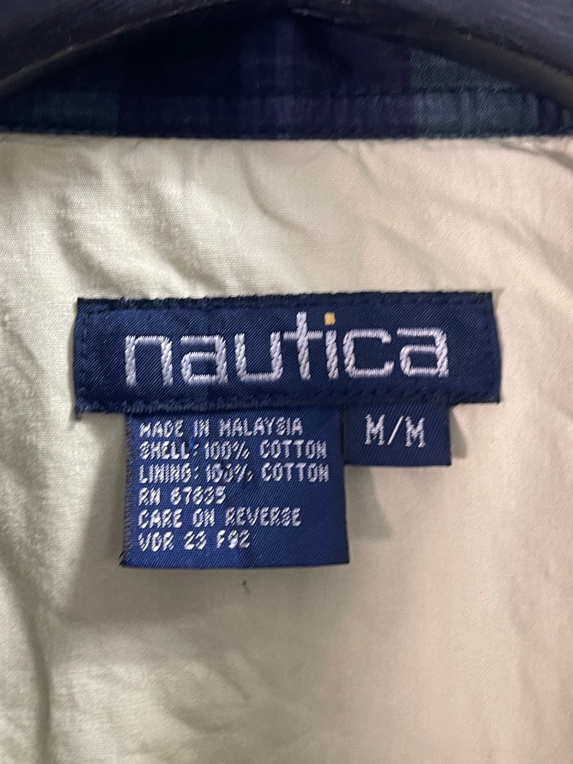 노티카 블랙와치 코튼 헤링턴 자켓 (on.680)  상품이미지6