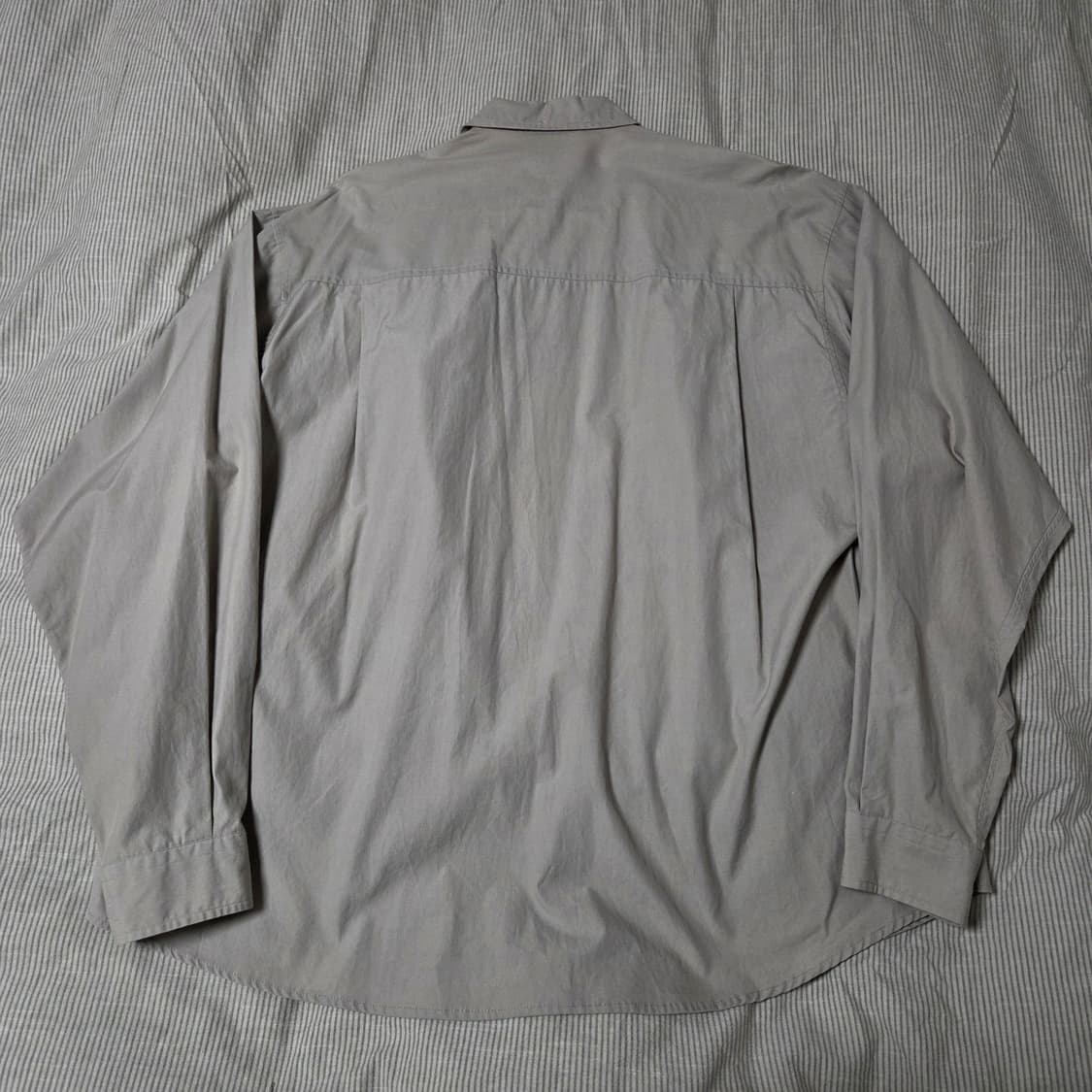 오라리 빅포켓 셔츠 그린 4사이즈 상품이미지4