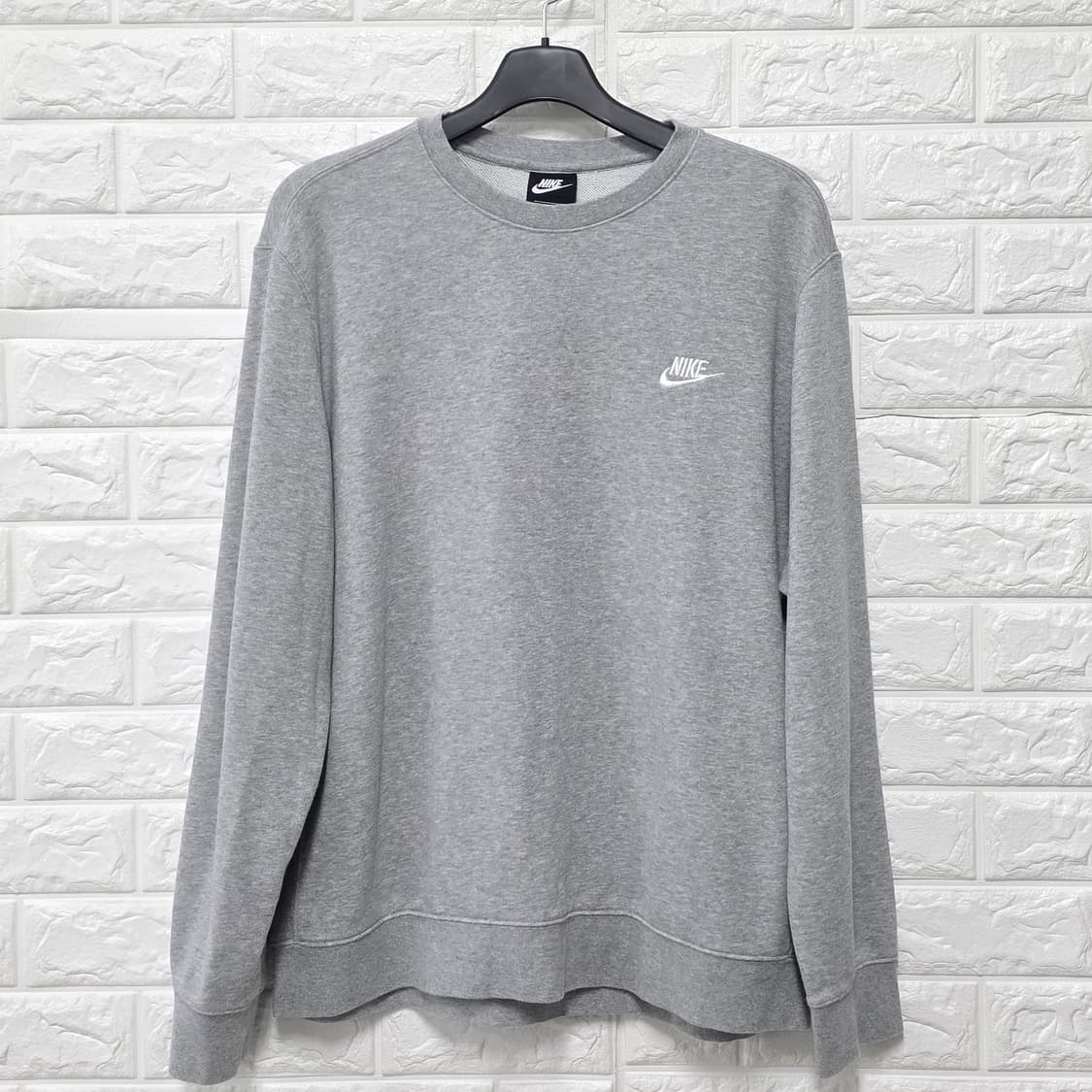 택포) 나이키 맨투맨 회색 XL 상품이미지1