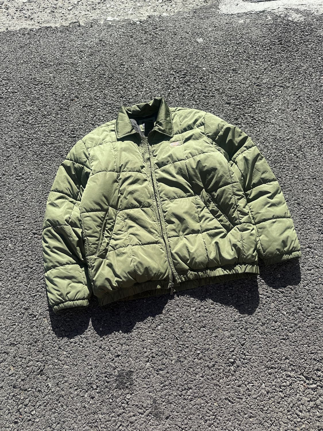 [L] 디키즈 패딩 카키 컬러 상품이미지1