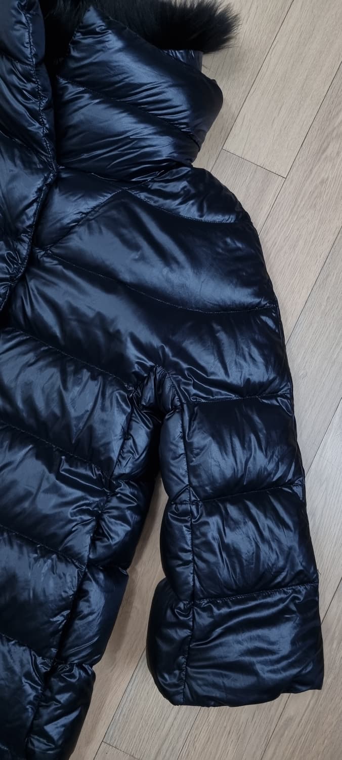 에르노  폭스퍼 구스 다운 7부 패딩 코트 40size _ 여성 상품이미지4