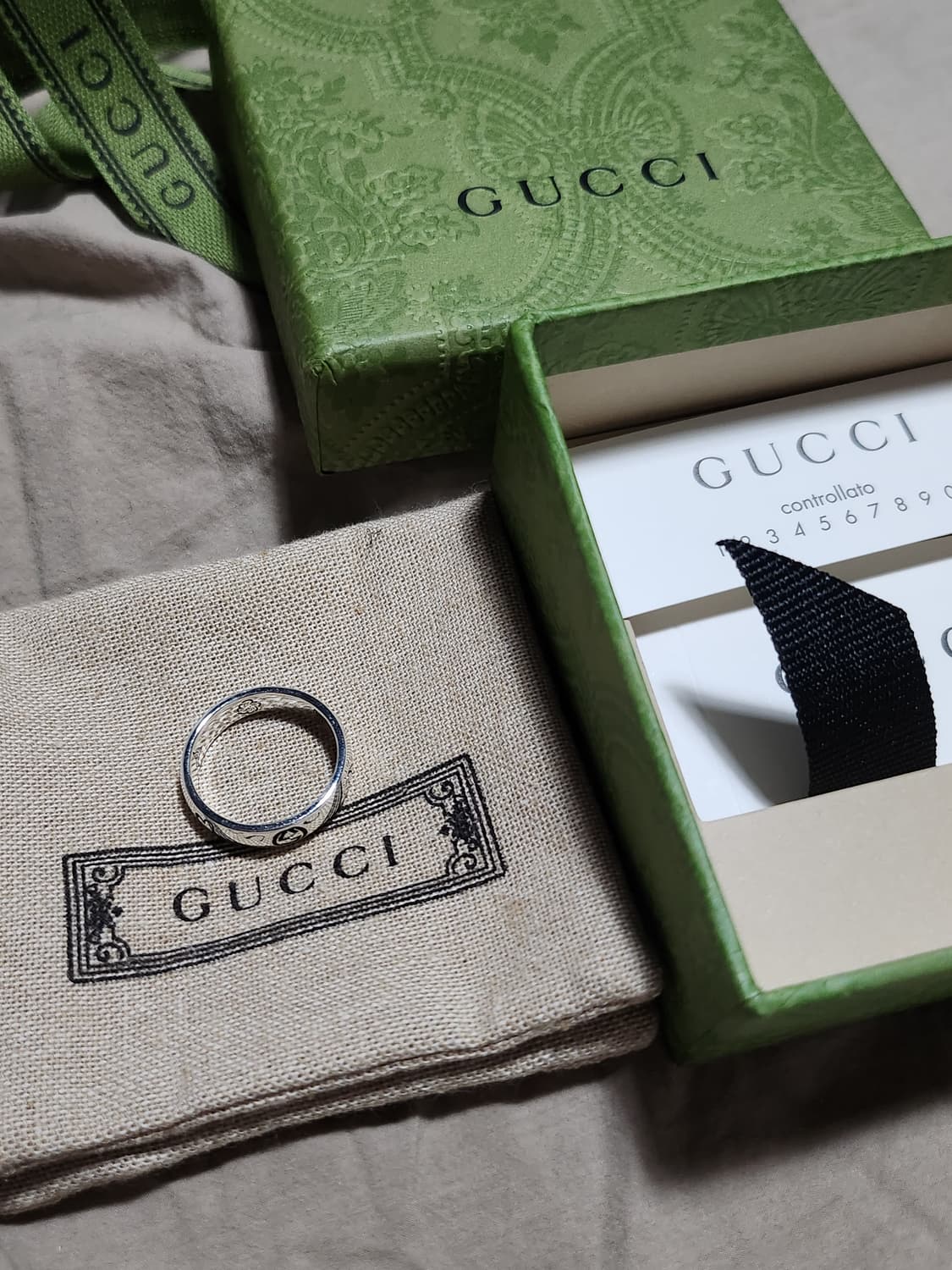 구찌 블라인드 포 러브 반지 15호 상품이미지3