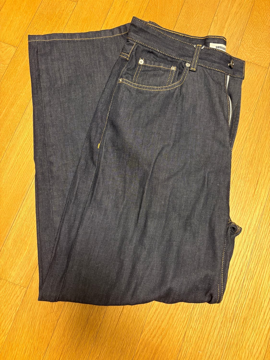 9999아카이브 Linking Wide Denim Pants 상품이미지4