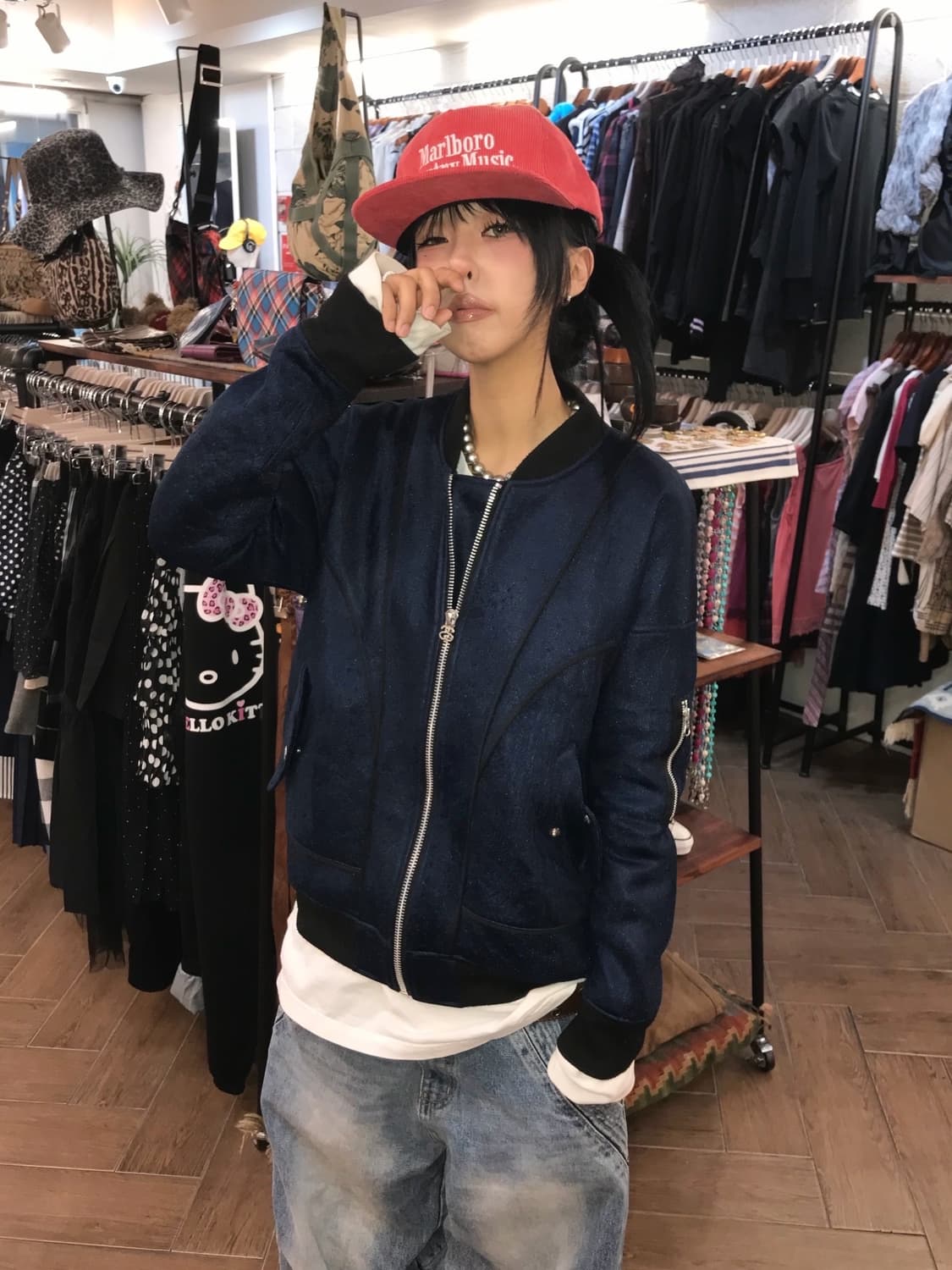 Stussy World Tour Ma-1 Jacket 상품이미지3