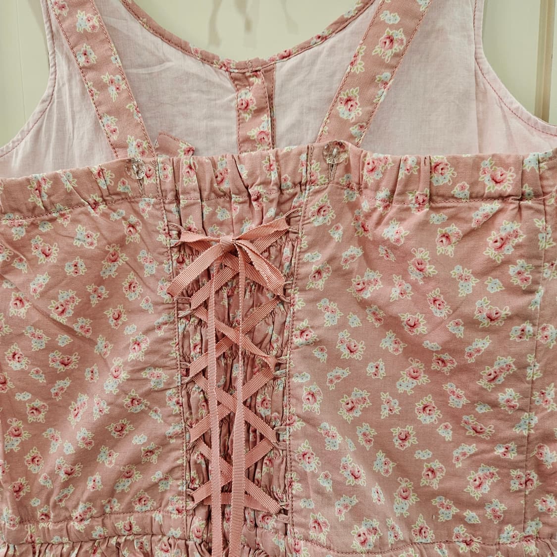 플라워 점프수트 / 반바지 원피스 상품이미지8