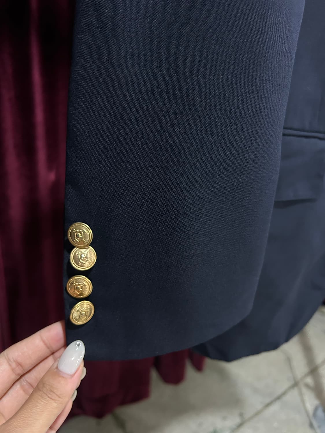 CHAPS by RALPH LAUREN navy blazer 상품이미지4