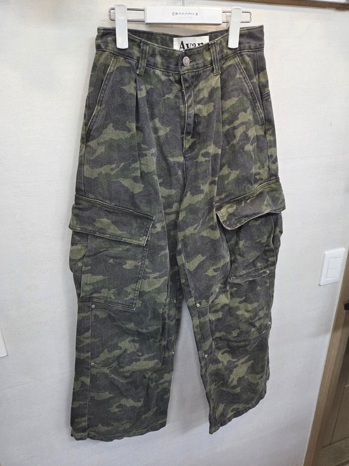 어반드레스 여성 카고 카모 와이드 팬츠 xs 상품이미지5