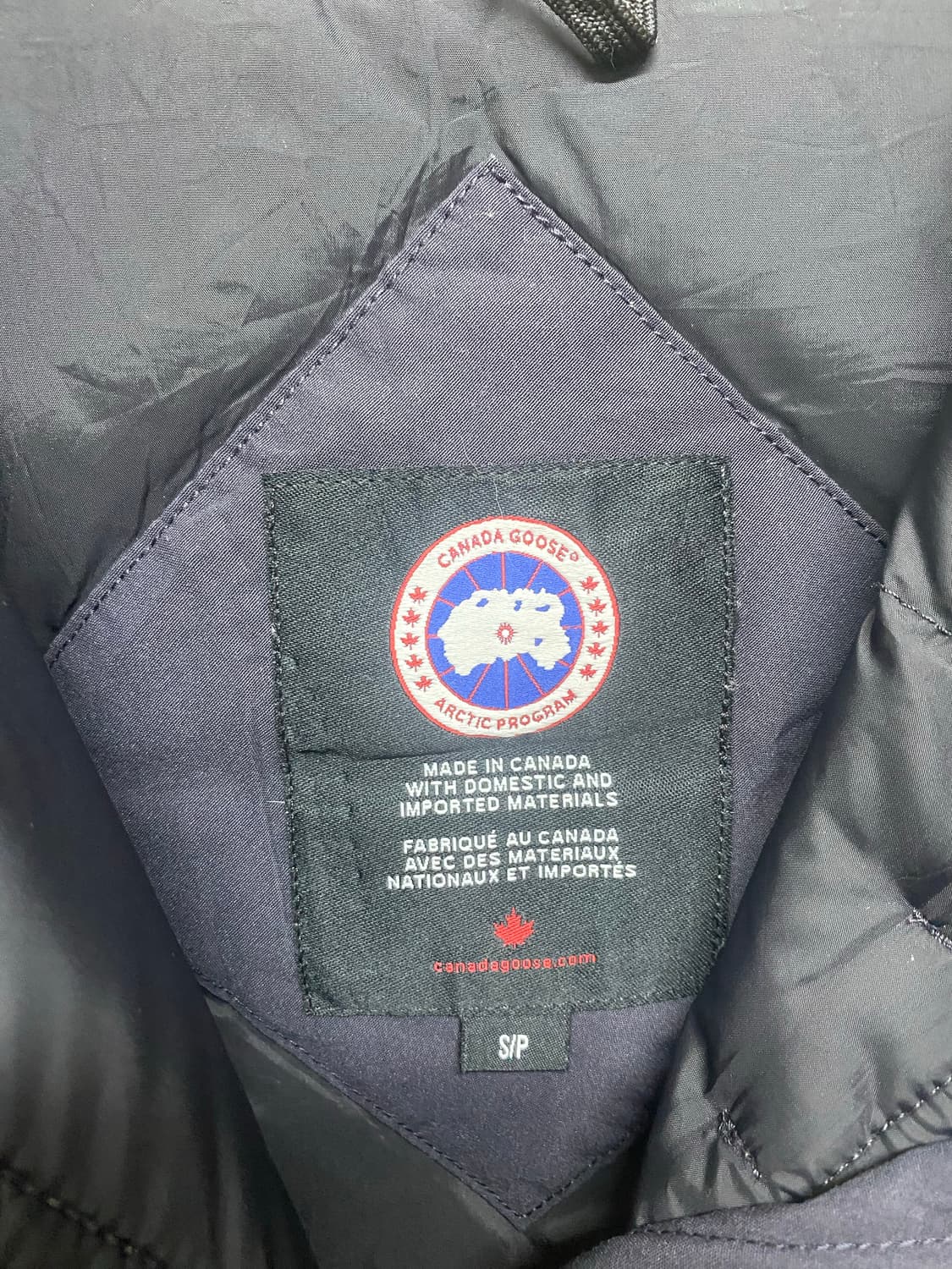 캐나다구스 여성 패딩 네이비 S 상품이미지4