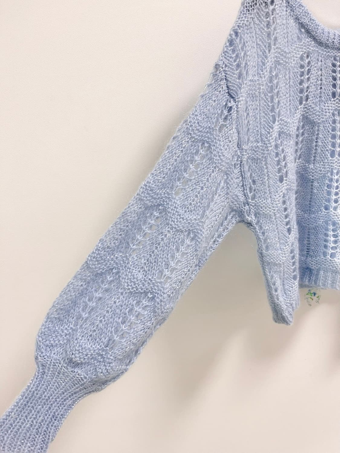 Love shack fancy 러브 쉑 팬시 백 타이 모헤어 니트  상품이미지7