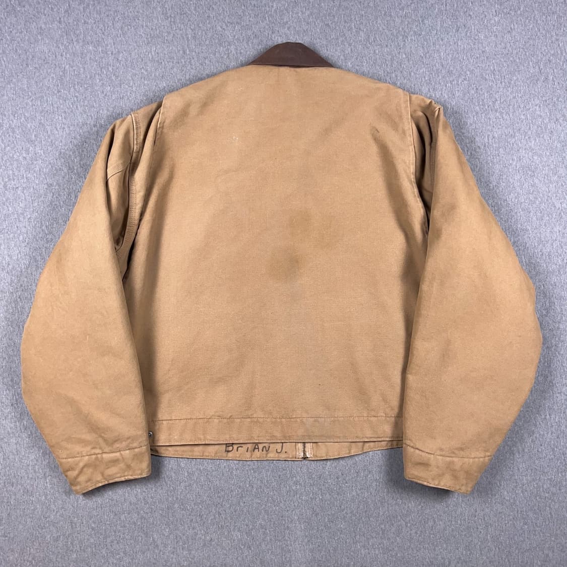 칼하트 J97 디트로이트 어도비 럼버 커스텀 자켓 브라운 CML 상품이미지6