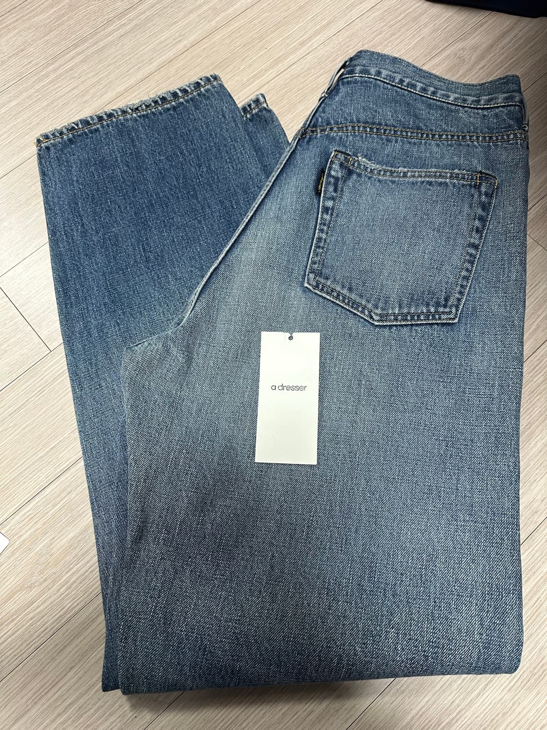 [40] 오베르쥬 어드레서 별주 빈티지 워시 데님 새상품 상품이미지2