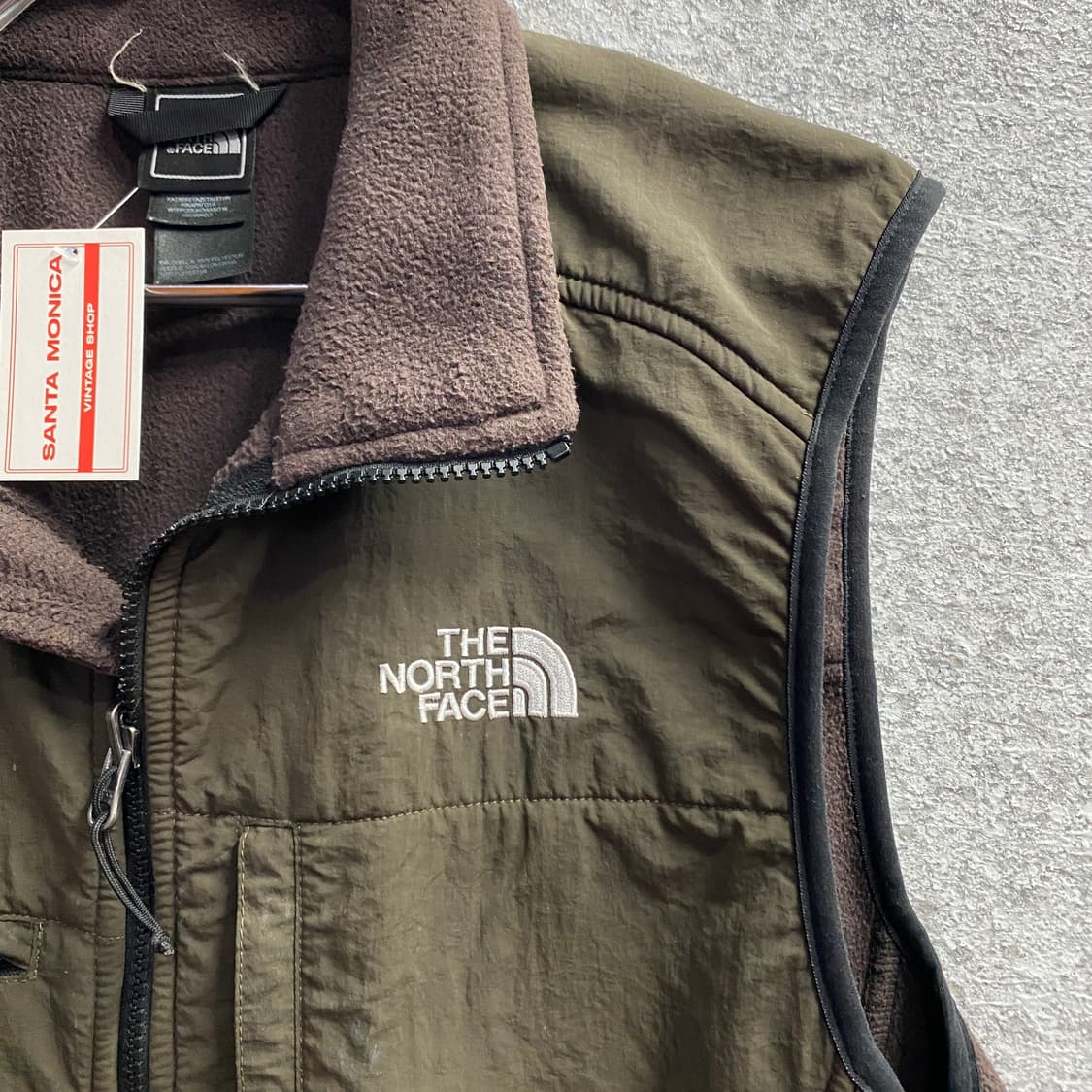 노스페이스 og 데날리 플리스 테크 베스트 브라운 B3512 상품이미지3