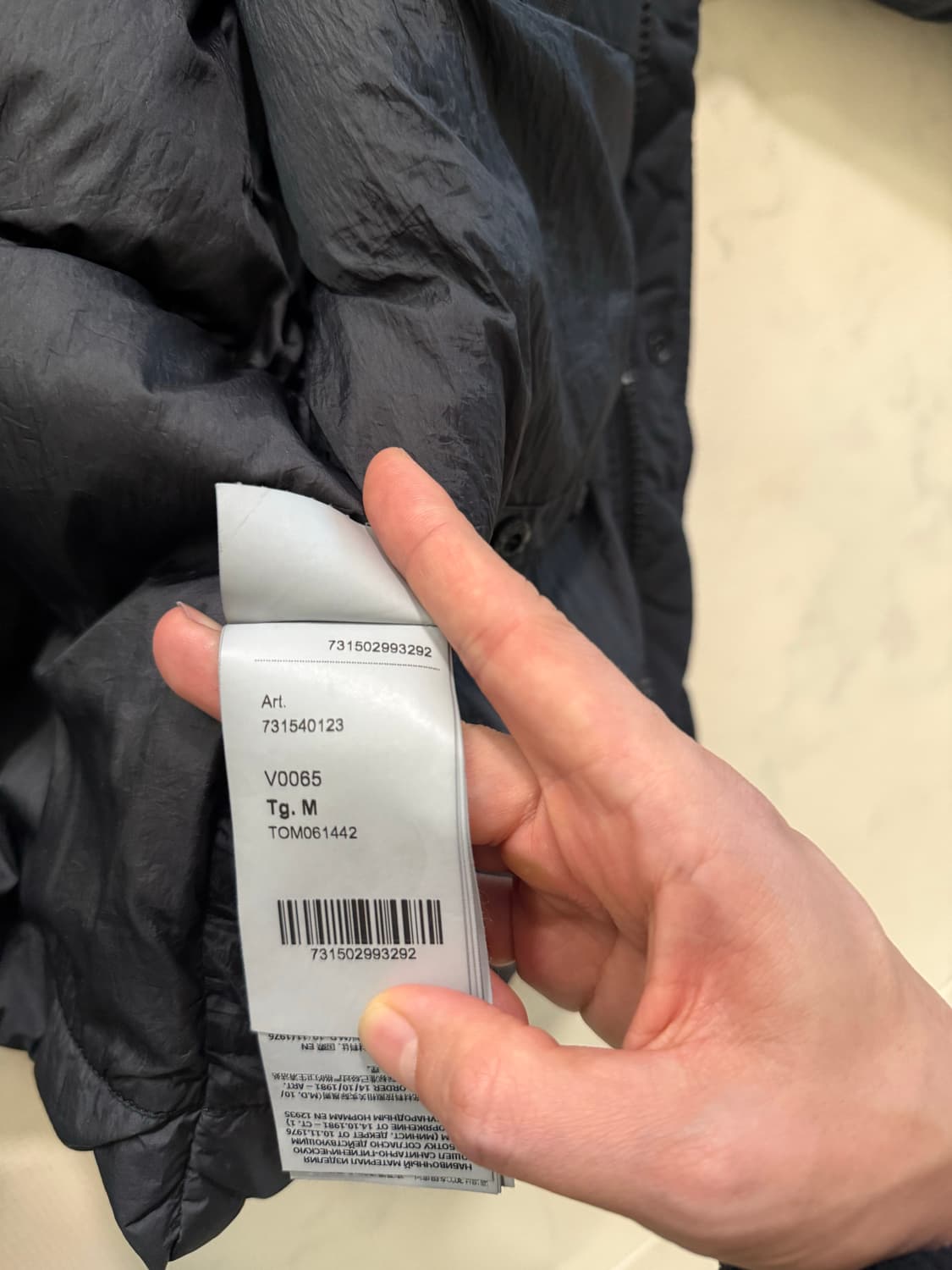 스톤아일랜드 크링클랩스 20fw 다크네이비 상품이미지5