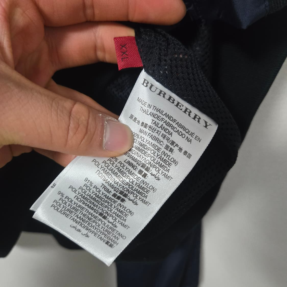 버버리스포츠 네이비 블루종 자켓 /남성 자켓/ 남자 자켓  상품이미지4