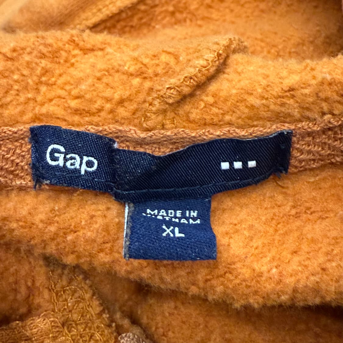 갭 오렌지 브라운 후드집업 상품이미지5