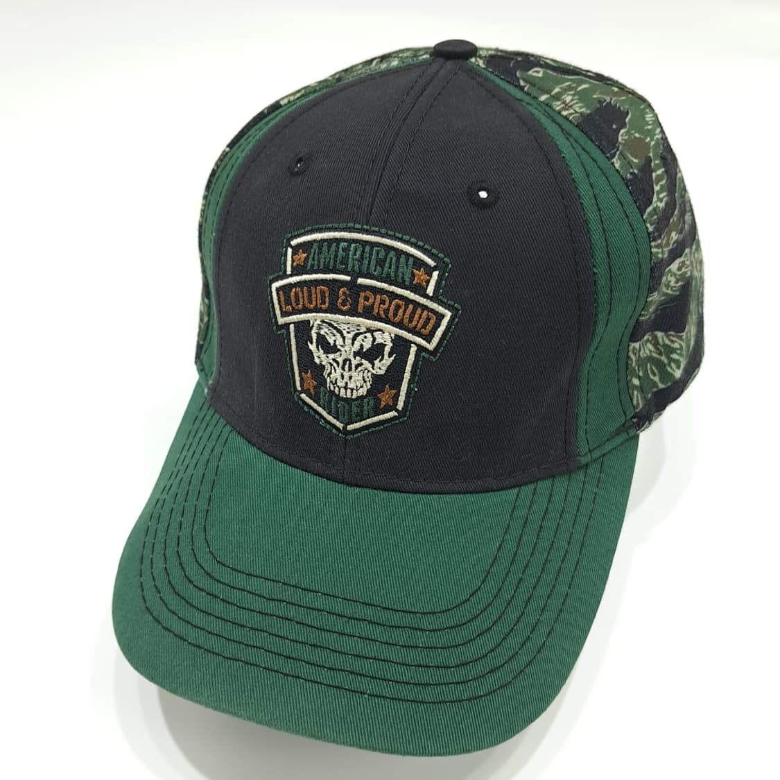 빈티지 BlackCanyon Skull 패치 카모 볼캡 P1775 상품이미지2