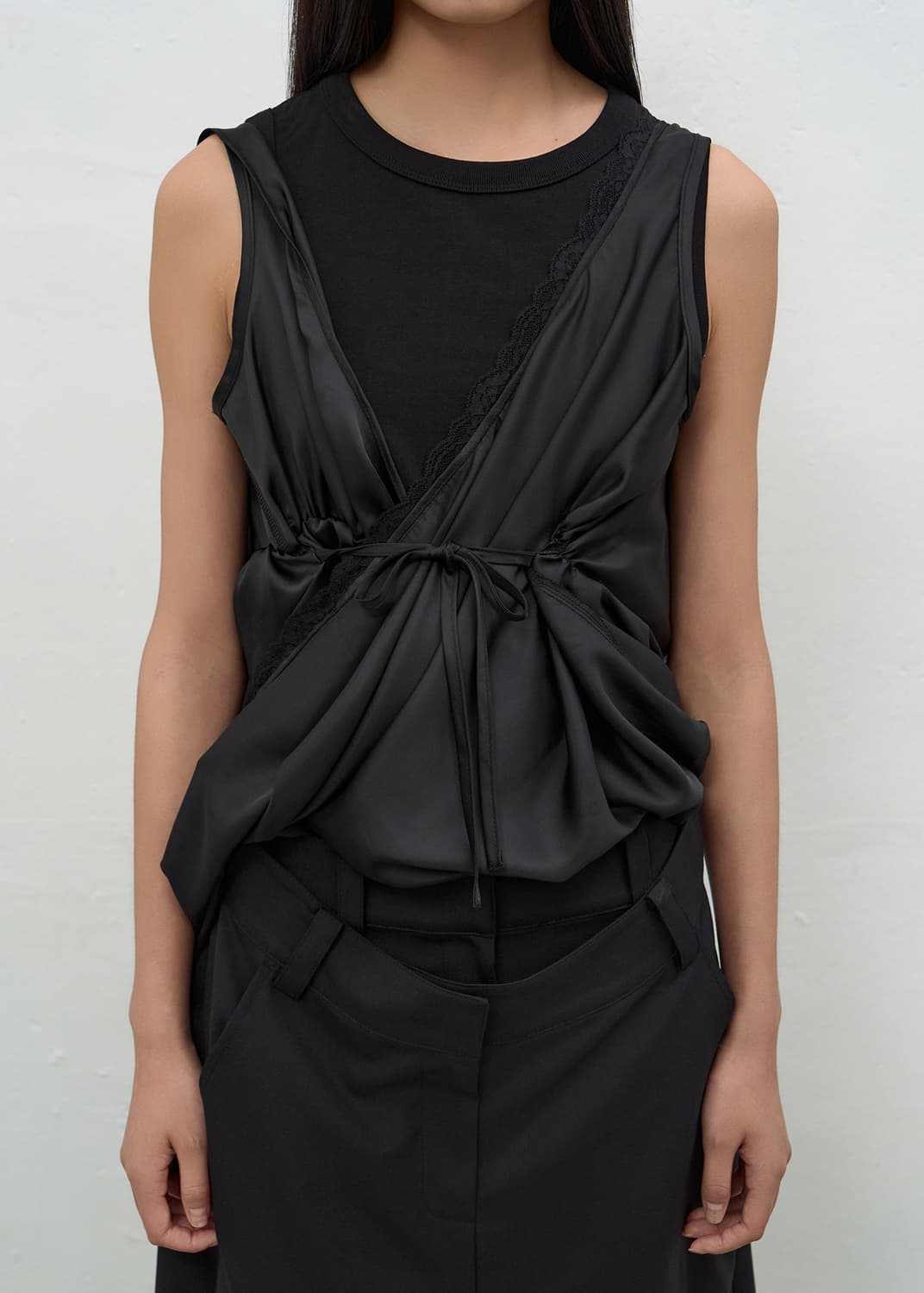 Lcdc SHIRRING SLEEVELESS DRESS  상품이미지4