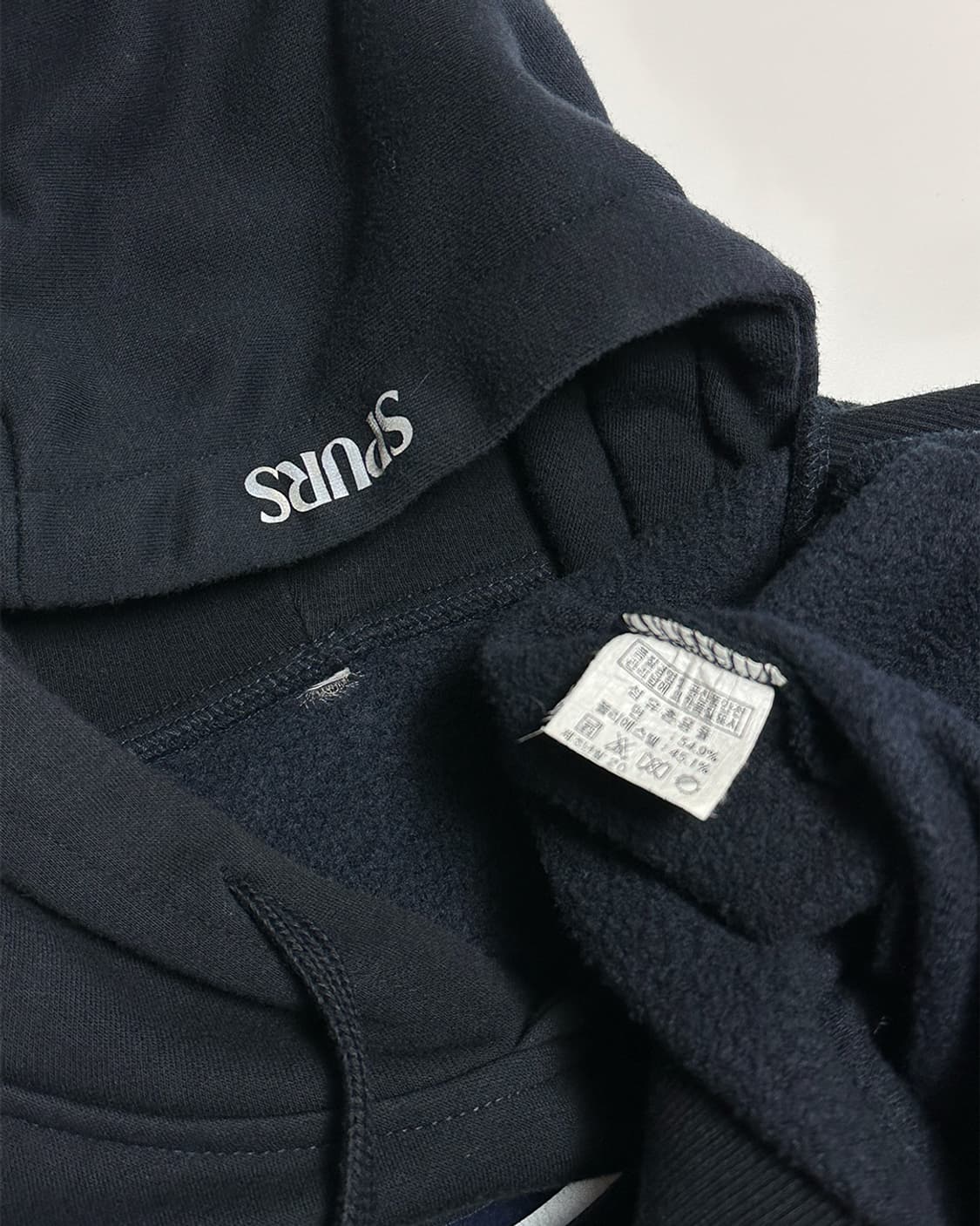 토트넘 기모 후드티 네이비 상품이미지5