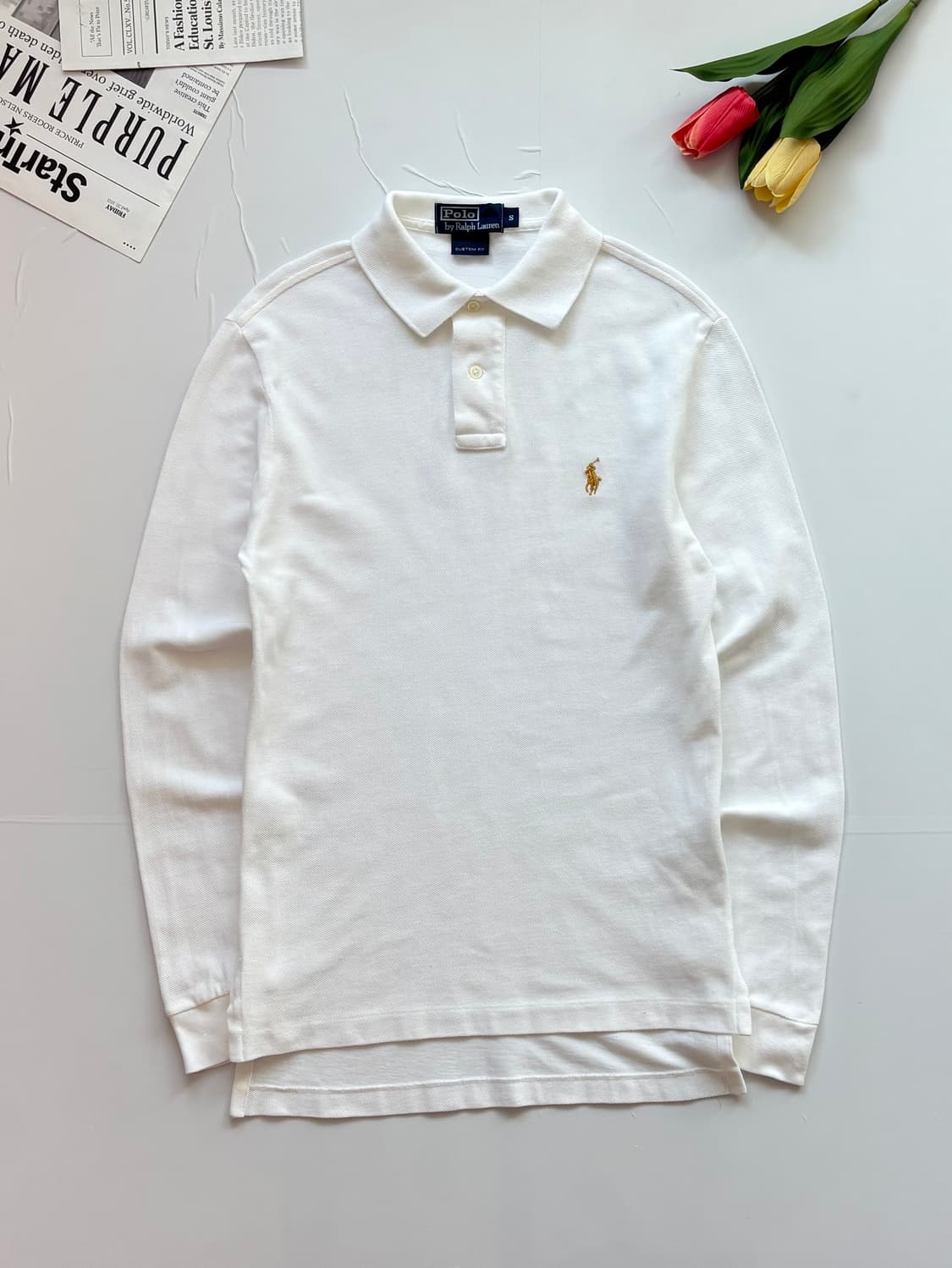 Polo 폴로랄프로렌 화이트 카라티 상품이미지2