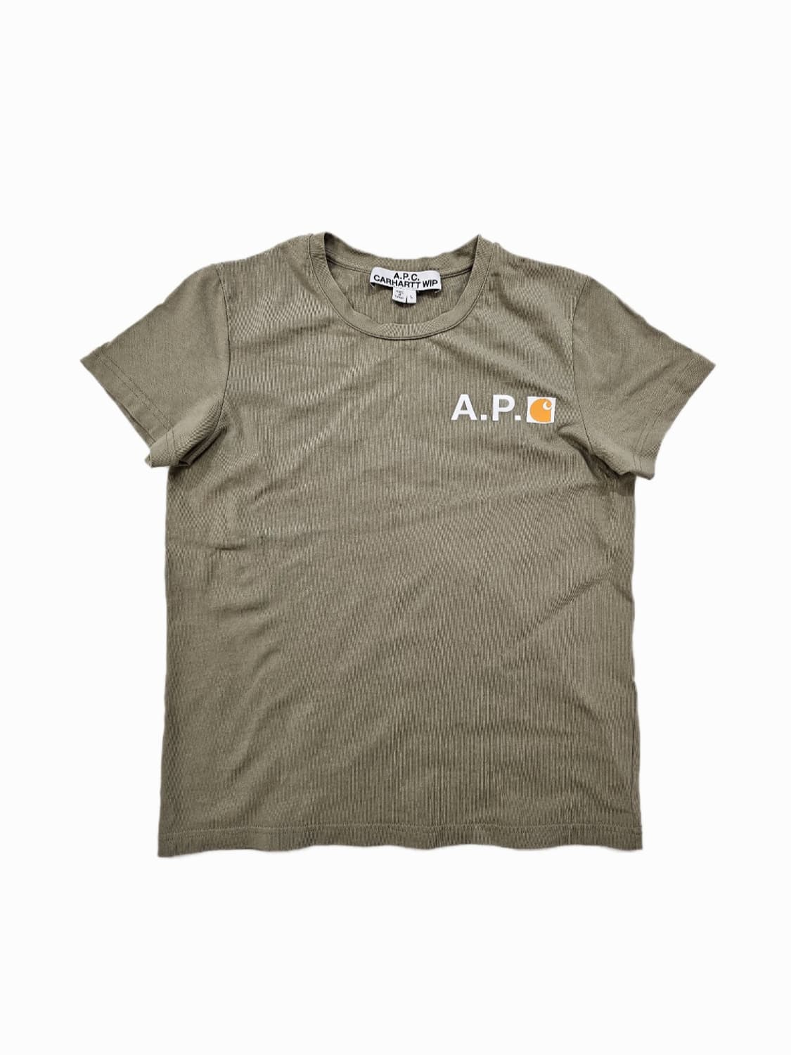 [L] A.P.C. x Carhartt WIP 아카이브 협업 로고 반팔  상품이미지1