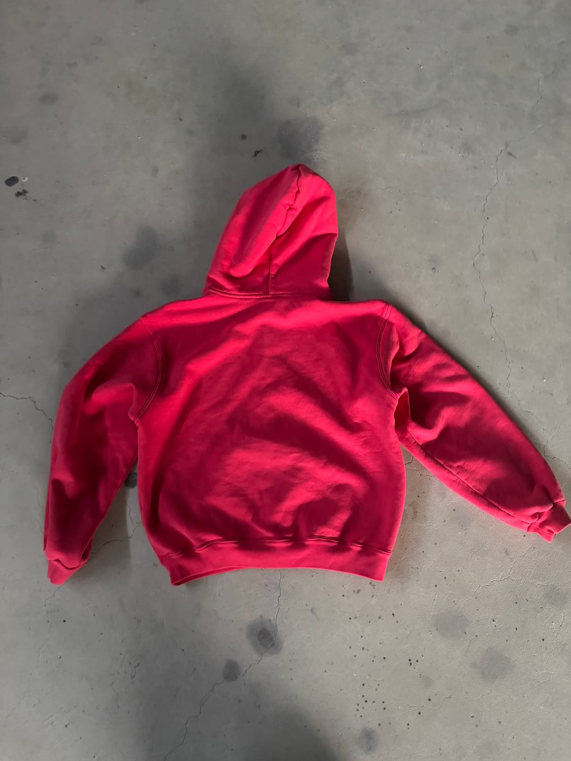 아킴보 클럽 후드 집업 L 레드 상품이미지3