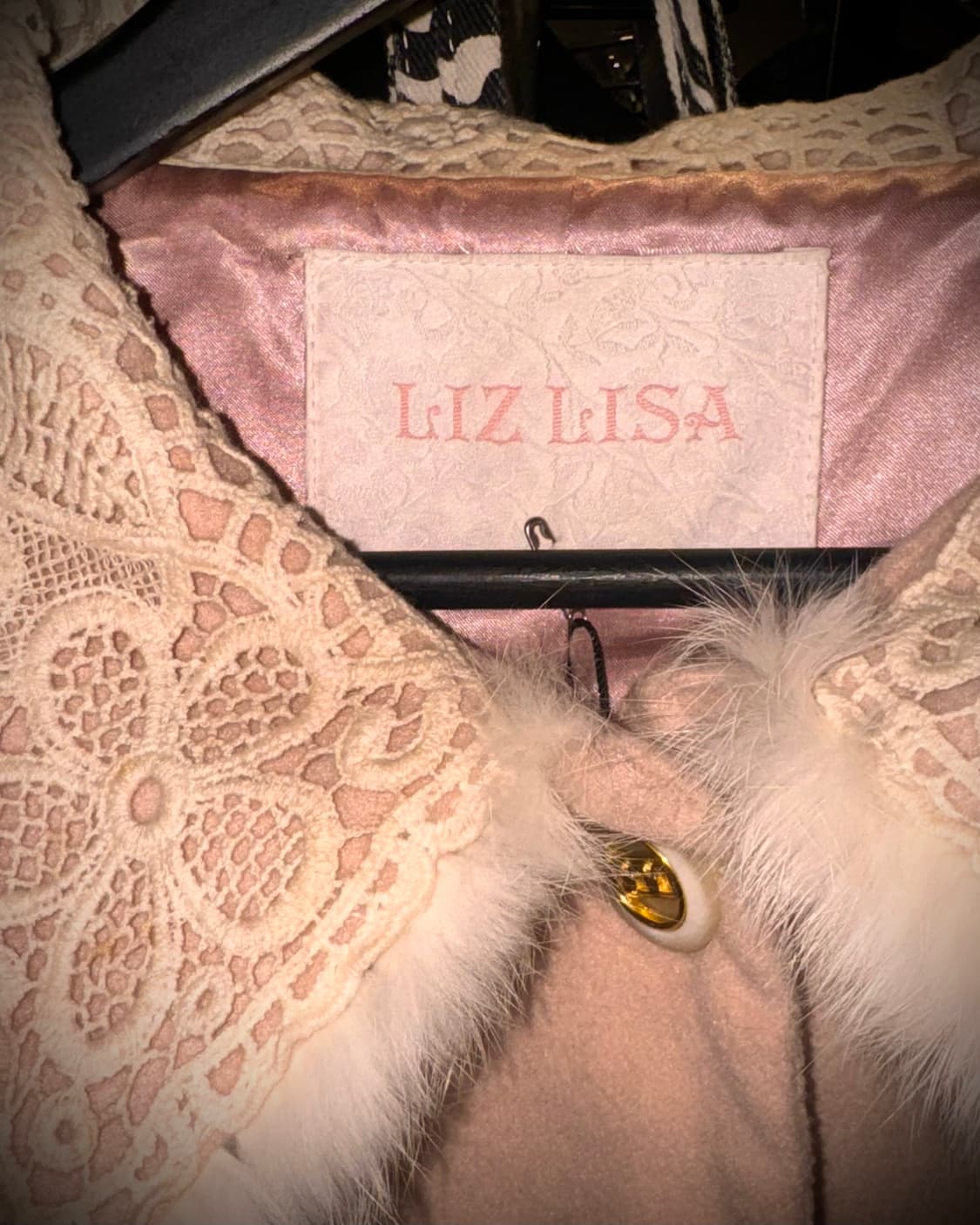 LIZ LISA 래빗퍼&크로셰 트림 포인트 코트 상품이미지10