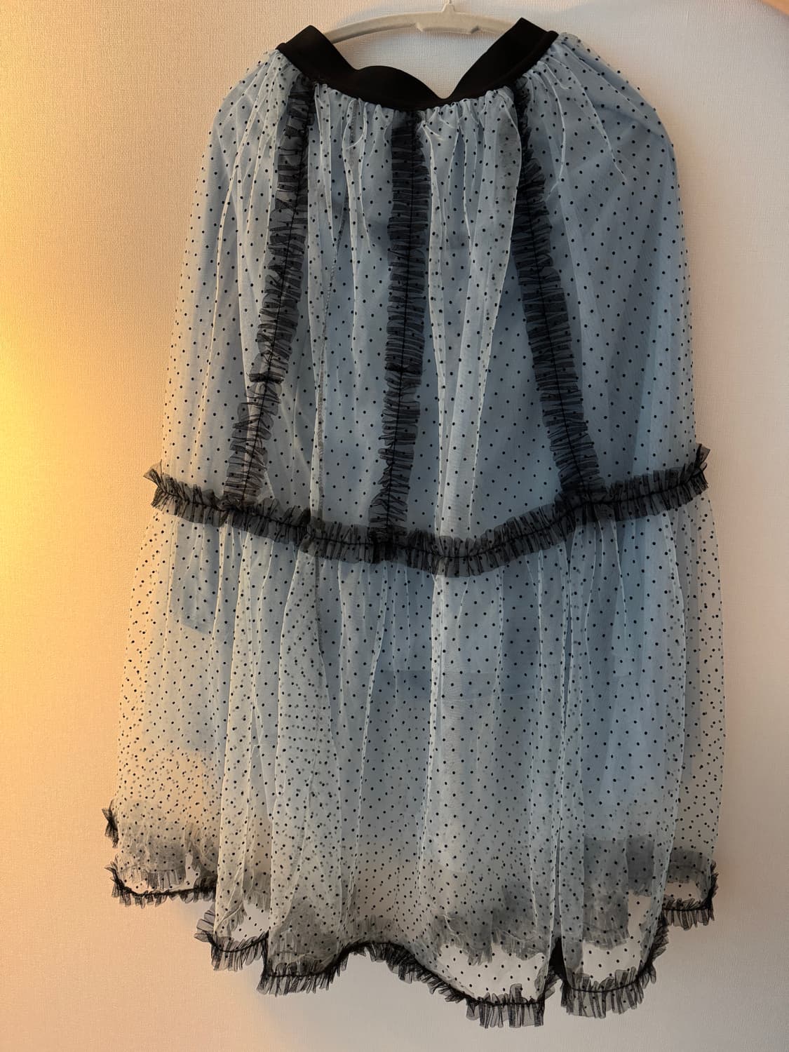 재패니즈 빈티지 도트 롱 스커트 상품이미지2