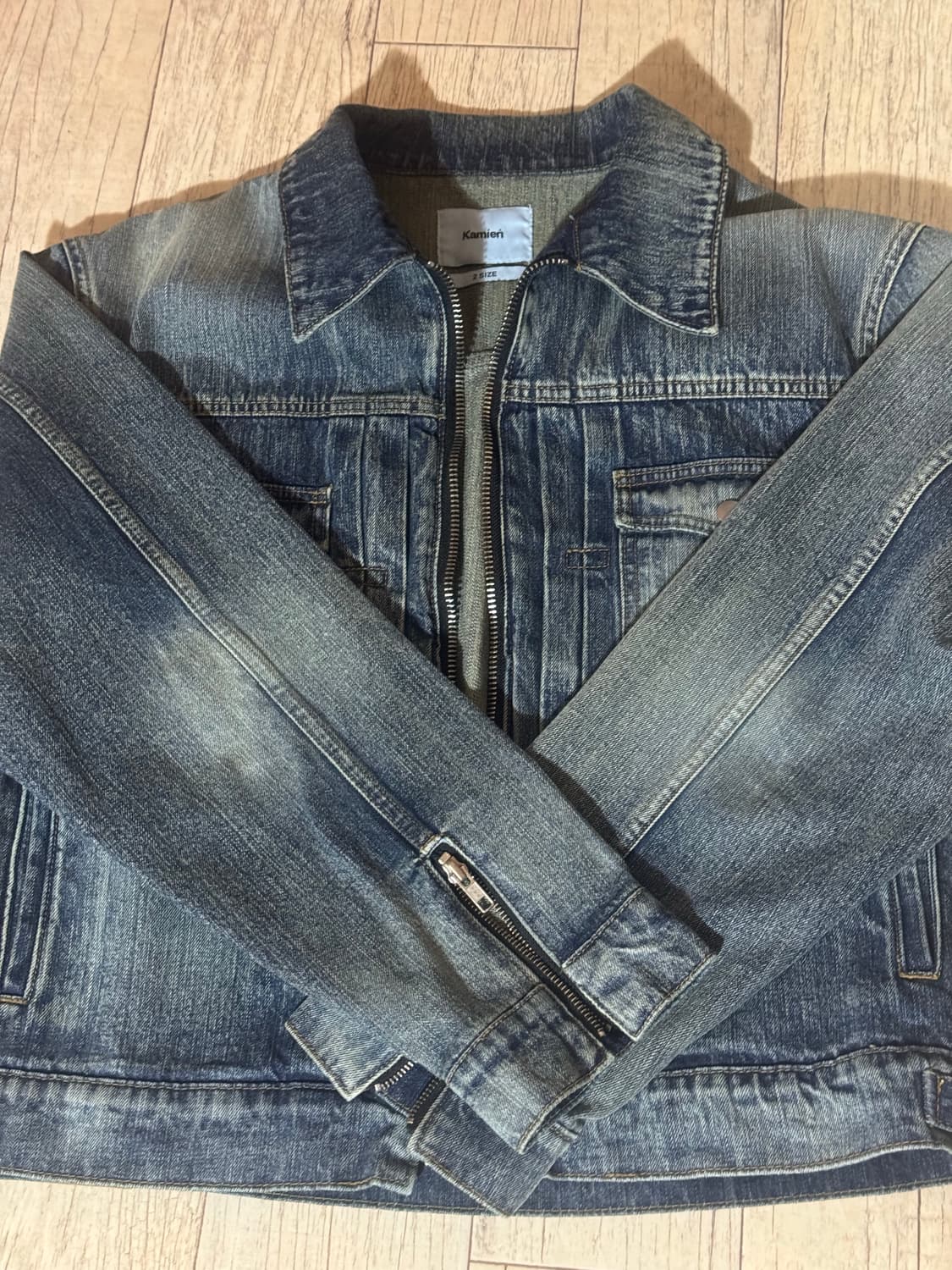 카미엔 크롭 트러커 자켓 (2) 상품이미지1