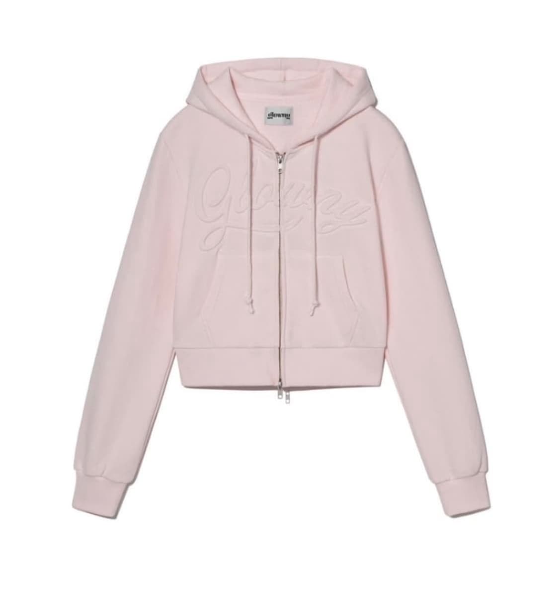 글로니 조던 후드집업 크롭 핑크 상품이미지1