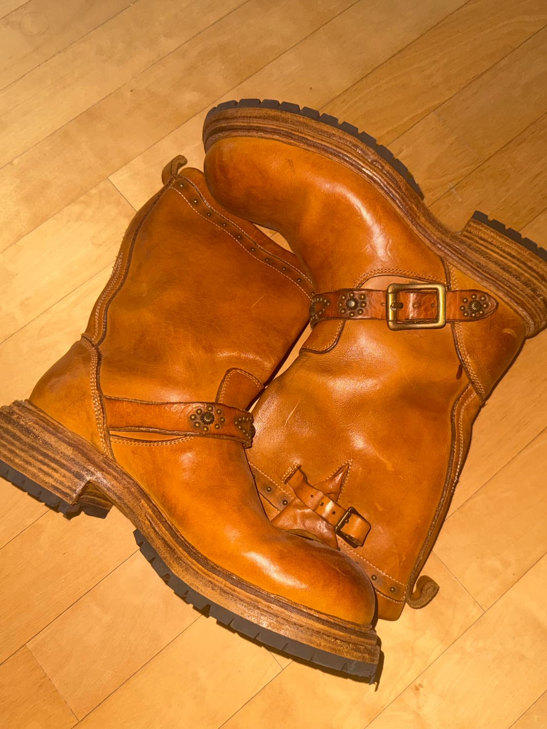 킨치 인세인개러지 홀스터 부츠 브라운 285 상품이미지1