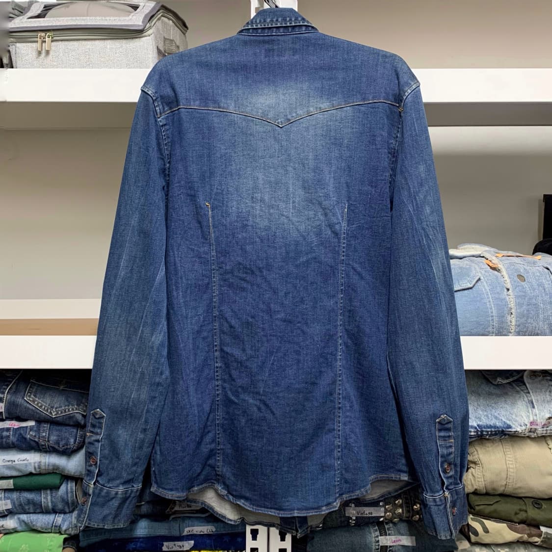 [M] 디스퀘어드 2 웨스턴 데님셔츠 상품이미지3