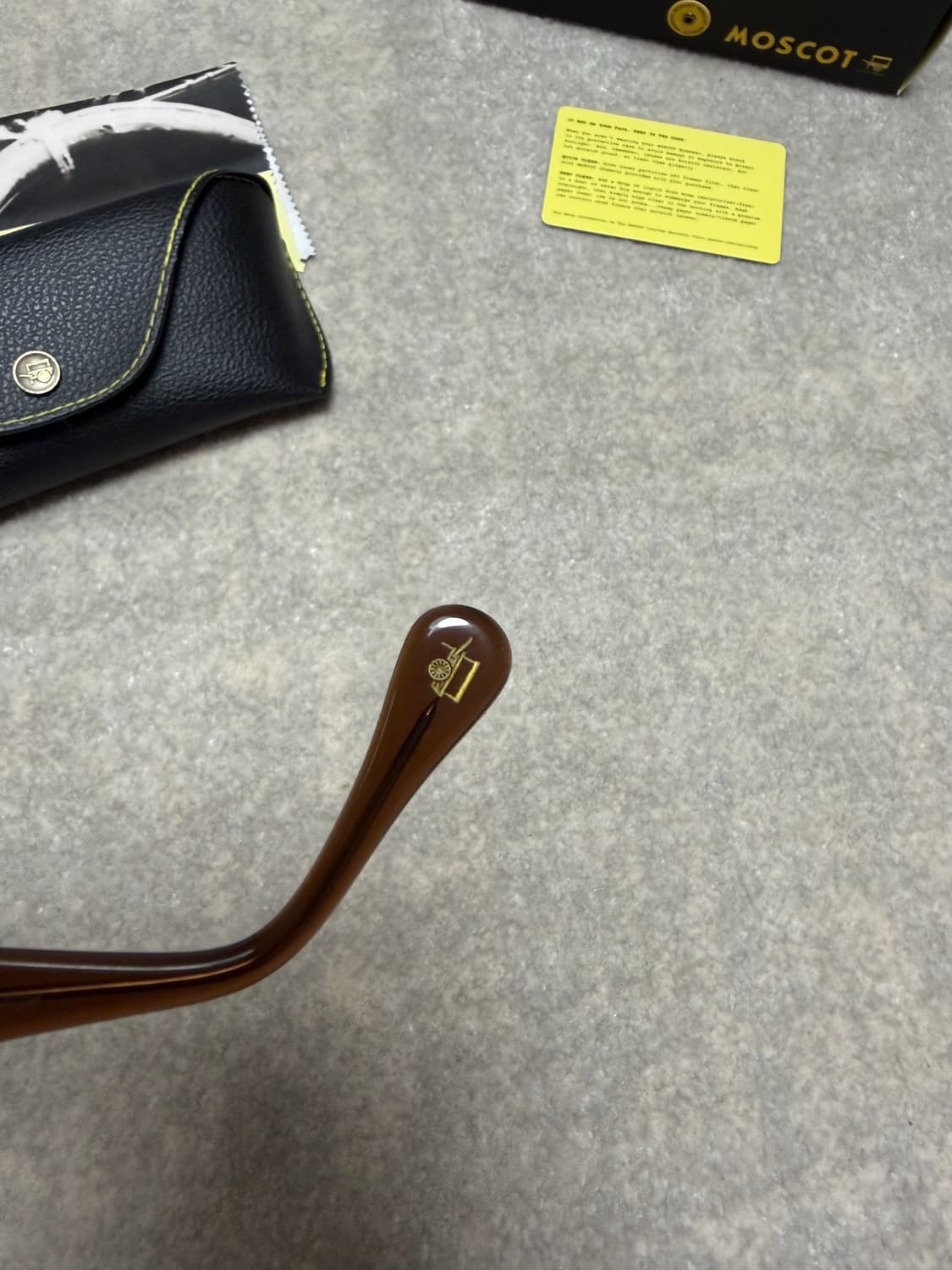 모스콧 렘토쉬49 브라운 새상품(블루라이트 렌즈O) 상품이미지10