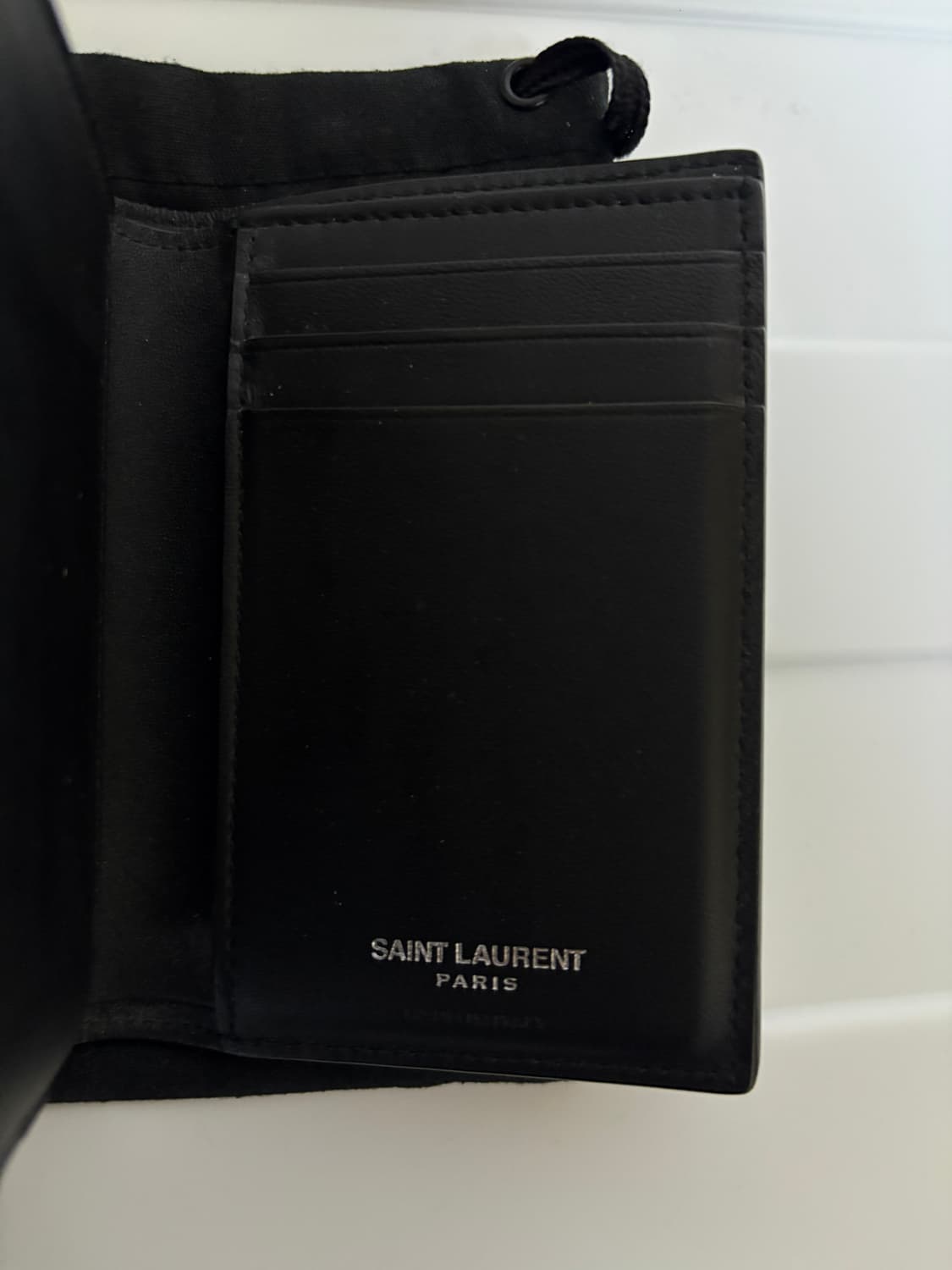 [한정판] 생로랑 크로커다일 오거나이저 은장 블랙 풀박스 상품이미지3