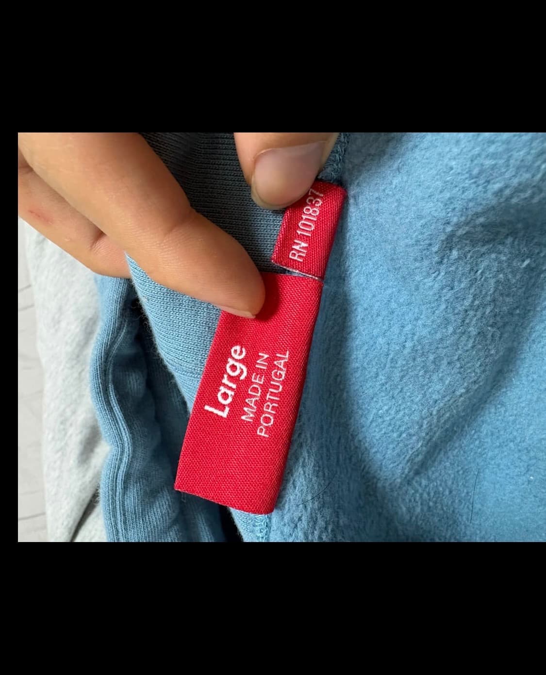 슈프림 체인스티치 후드 L18F 상품이미지4