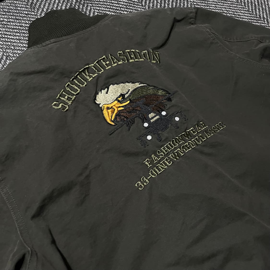 빈티지 밀리터리 봄버 자켓 상품이미지4